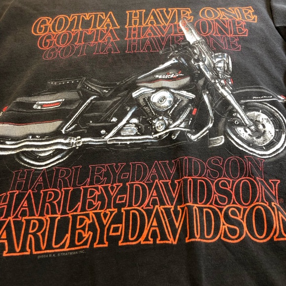 Vintage 1994 Haley Davidson Alaska T-Shirt Men’s Large - Picture 8 of 11